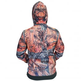 POLAR ORANGE AVCI PICTURE SWEATER WITH HOOD (00051095)